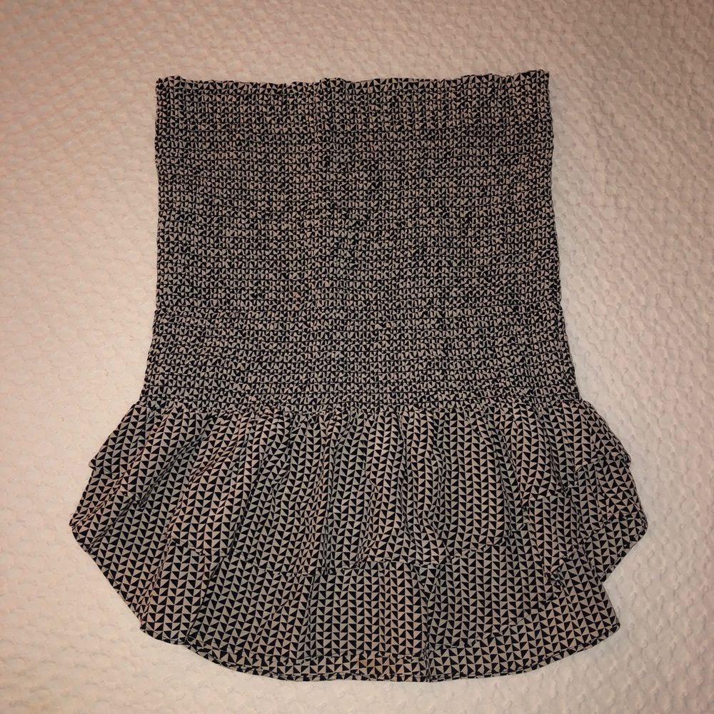 Madewell Silk Smocked Skirt